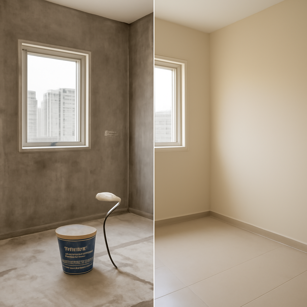 تحويل فيلا سكنية بدهانات الجزيرة العازلة